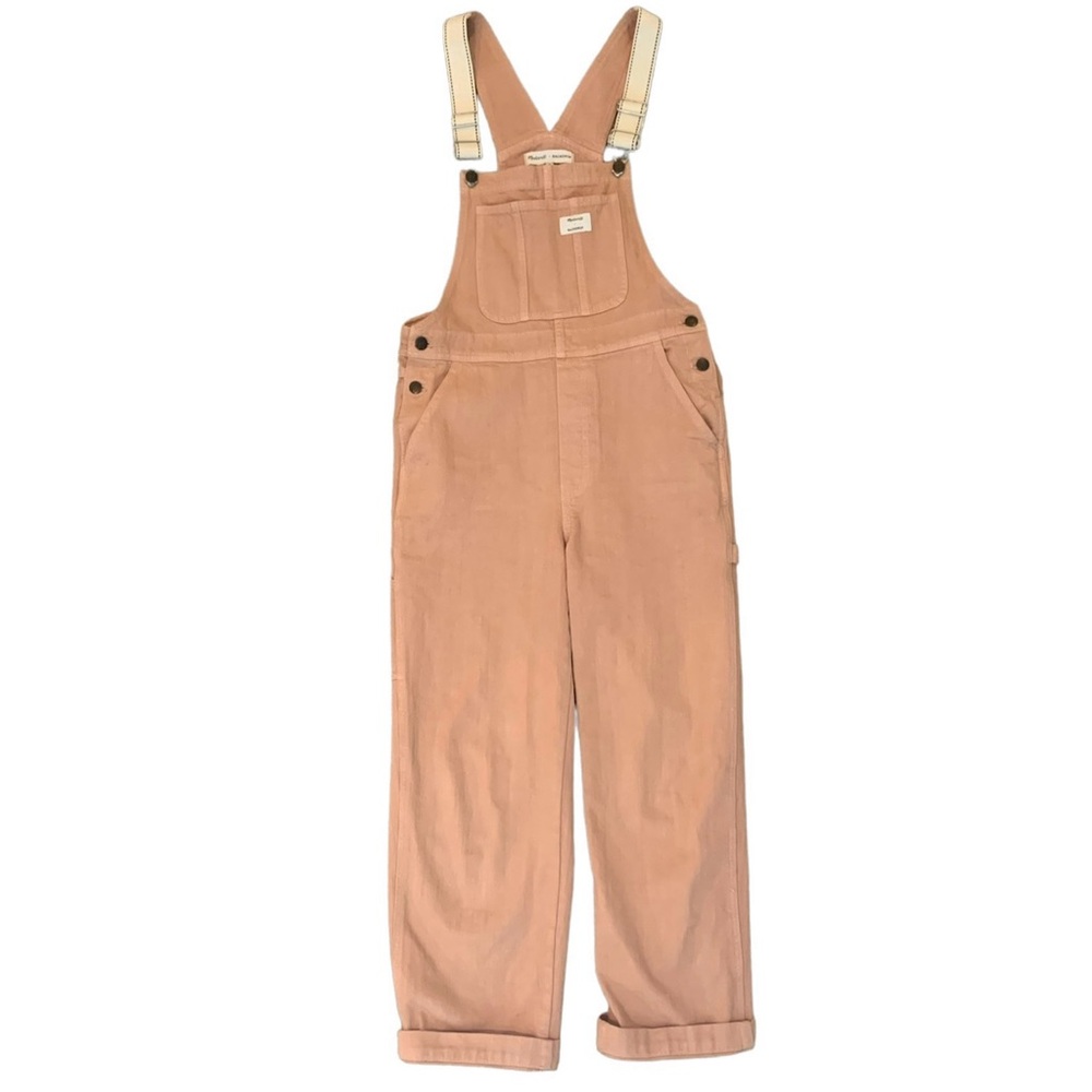 Madewell x Backdrop Studio Hours Garment-Dyed Overalls